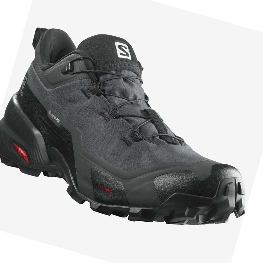 Salomon CROSS HIKE GORE-TEX Túracipő Férfi Fekete | HU 2016RVD